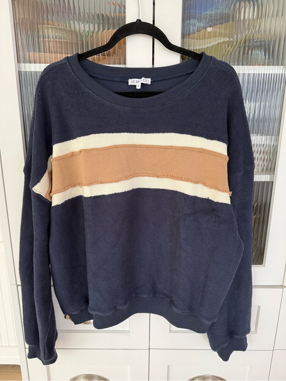 Rugby stripe women’s sweater